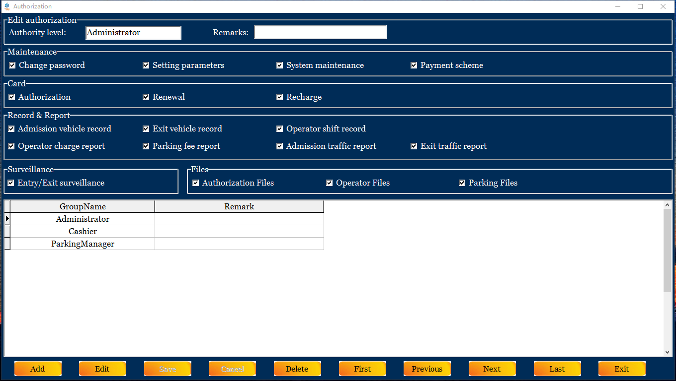TGW-ParkSFW-T Ticket System Management Software for Parking 6