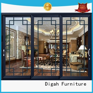 patio tempered swing aluminium folding door Digah Brand