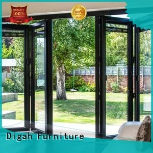 sliding glass aluminium folding door Digah manufacture