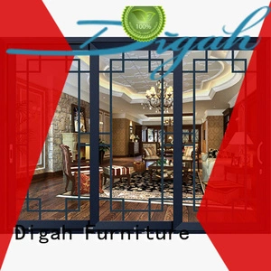 sliding design tempered Digah Brand aluminium folding door factory