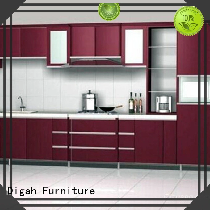 Digah fashion design modern kitchen cabinets for wholesale for decorating 1
