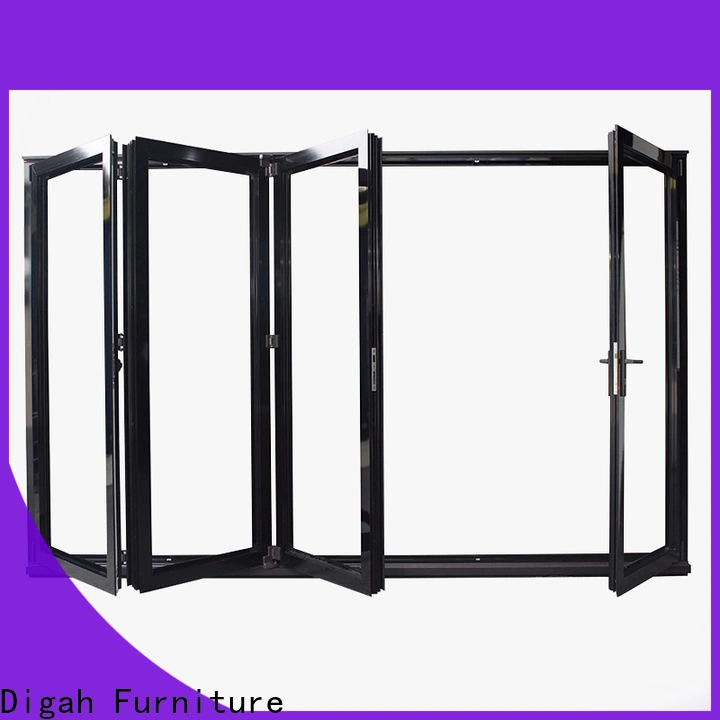 anti-burglar aluminium door bifold in different color for balcony 1
