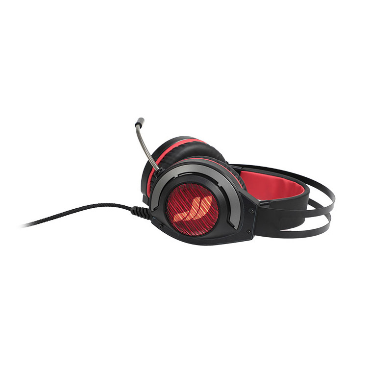 2.4G USB professional retractable headband with back light gaming 13