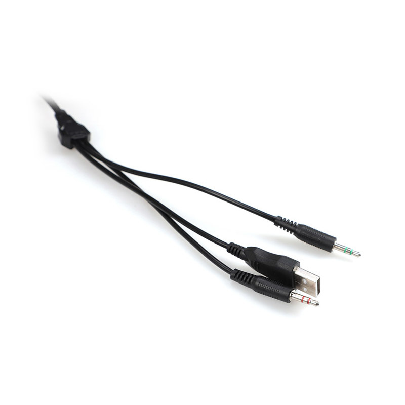 2.4G USB professional retractable headband with back light gaming 14