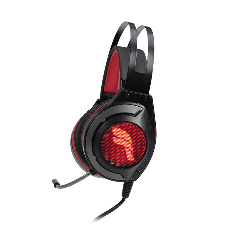 2.4G USB professional retractable headband with back light gaming 8