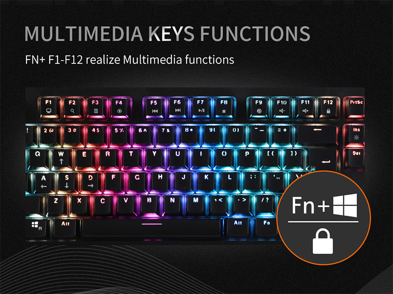 KY-MK41 Cool rgb mechanical keyboard 8
