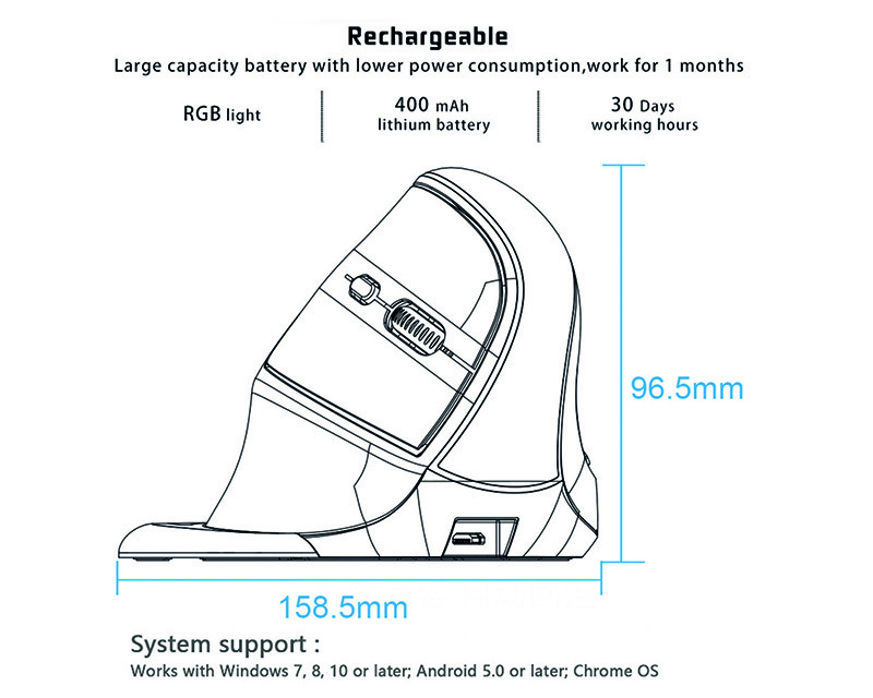 KY-R548 Unlock The New Ergonomic Mouse 11