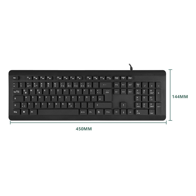 Teclado médico KY-K848WP totalmente lavable teclado mecánico 10