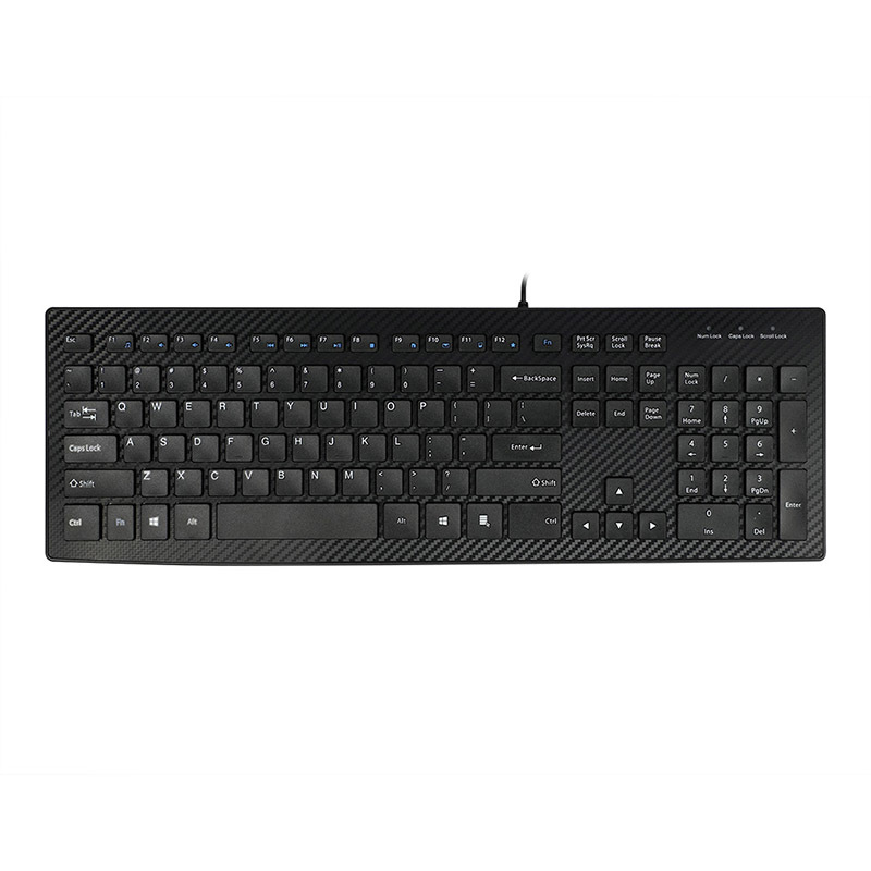 Ultrathin Slim wear resistant Keyboard with X Design Keycaps for PC and Laptop 11