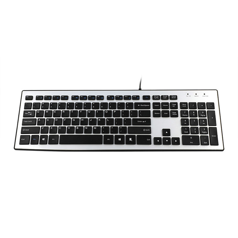 Ultrathin Slim wear resistant Keyboard with X Design Keycaps for PC and Laptop 10