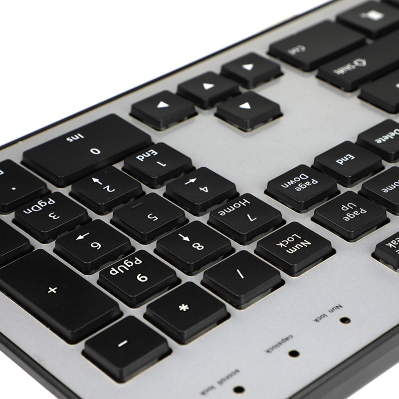 Ultrathin Slim wear resistant Keyboard with X Design Keycaps for PC and Laptop 14