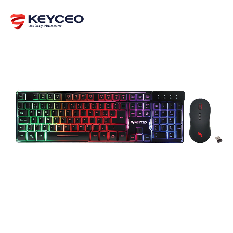 KY-7050 usb Recharageable wireless Gaming Combo 12