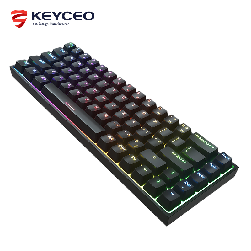 KY-MK68 Compact design 68 keys mechanical keyboard 10