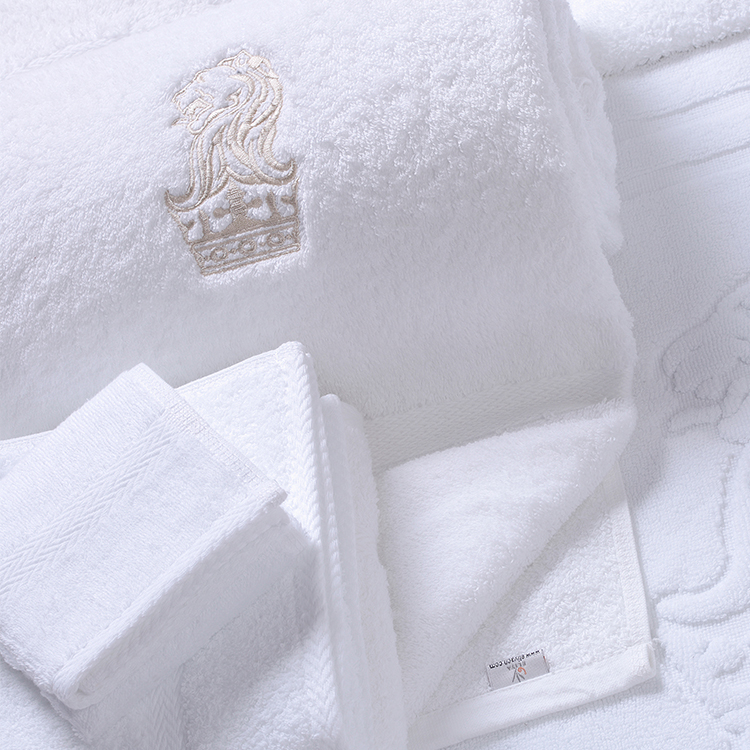 Suministro de hotel de alta calidad de algodón blanco antideslizante suave alfombrilla de baño Jacquard 13