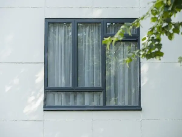 Hinged Aluminium Glass Windows Residential Outside Insulation Glass Secure Window 6