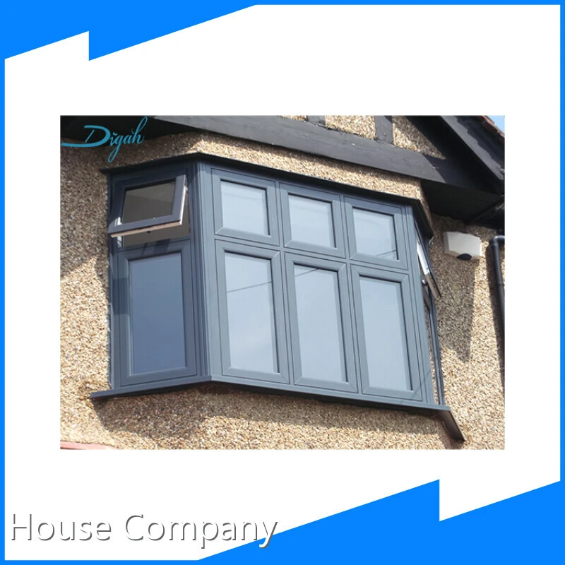 Hinged Aluminium Glass Windows Residential Outside Insulation Glass Secure Window 1