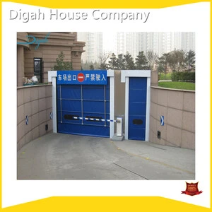 Cold Room Automatic Rapid Roller Shutters High Speed PVC Rolling Up Doors