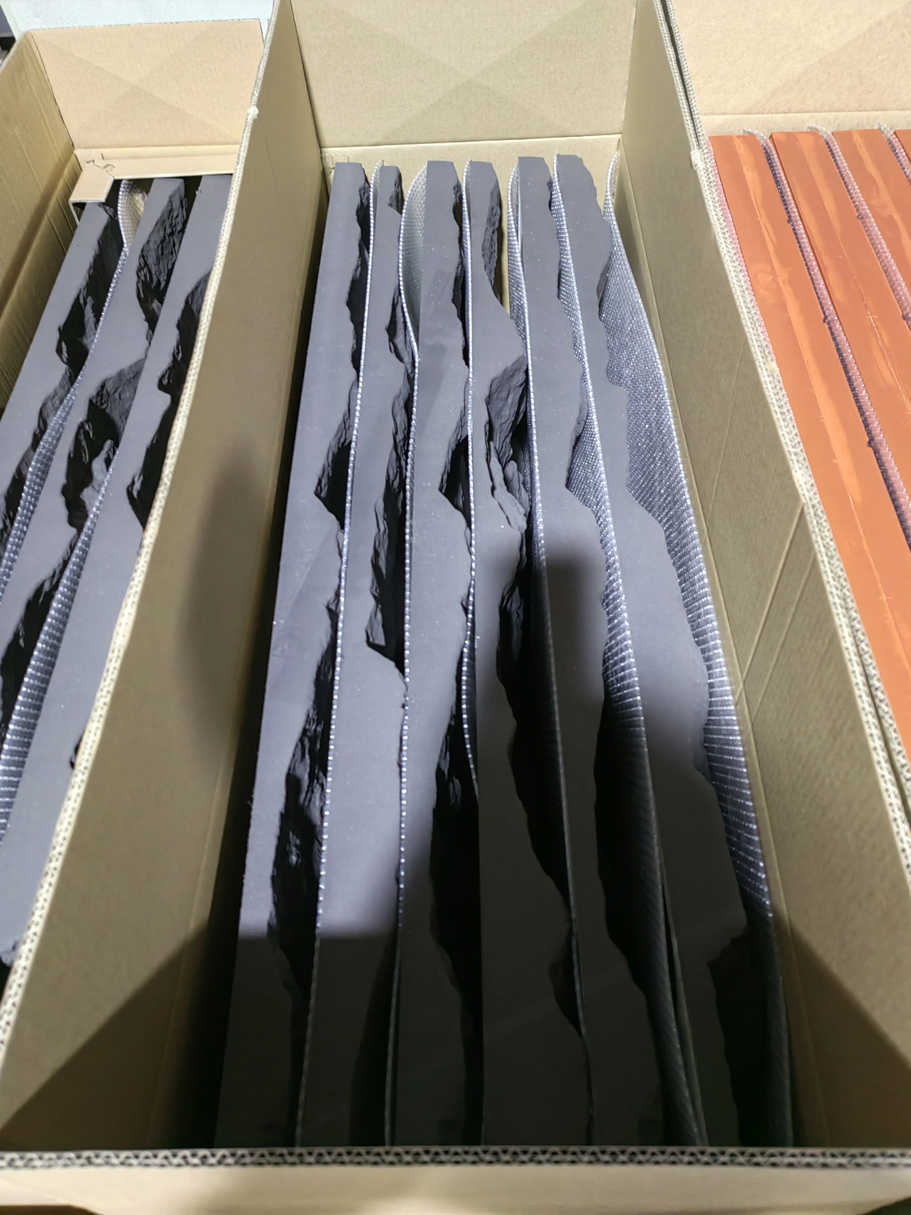 Factory Direct Pu Stone Wall Panels Exterior Polyurethane Pu Castle Rock Stone Wall Panel Interior Faux Pu Castle Brick Stone 24