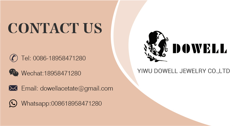 Dowell Wholesale Simple Temperament Hair Accessories Acetate Hair Sticks For Women 16