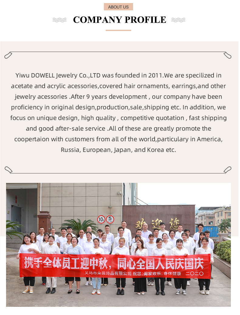 Dowell Wholesale Simple Temperament Hair Accessories Acetate Hair Sticks For Women 14