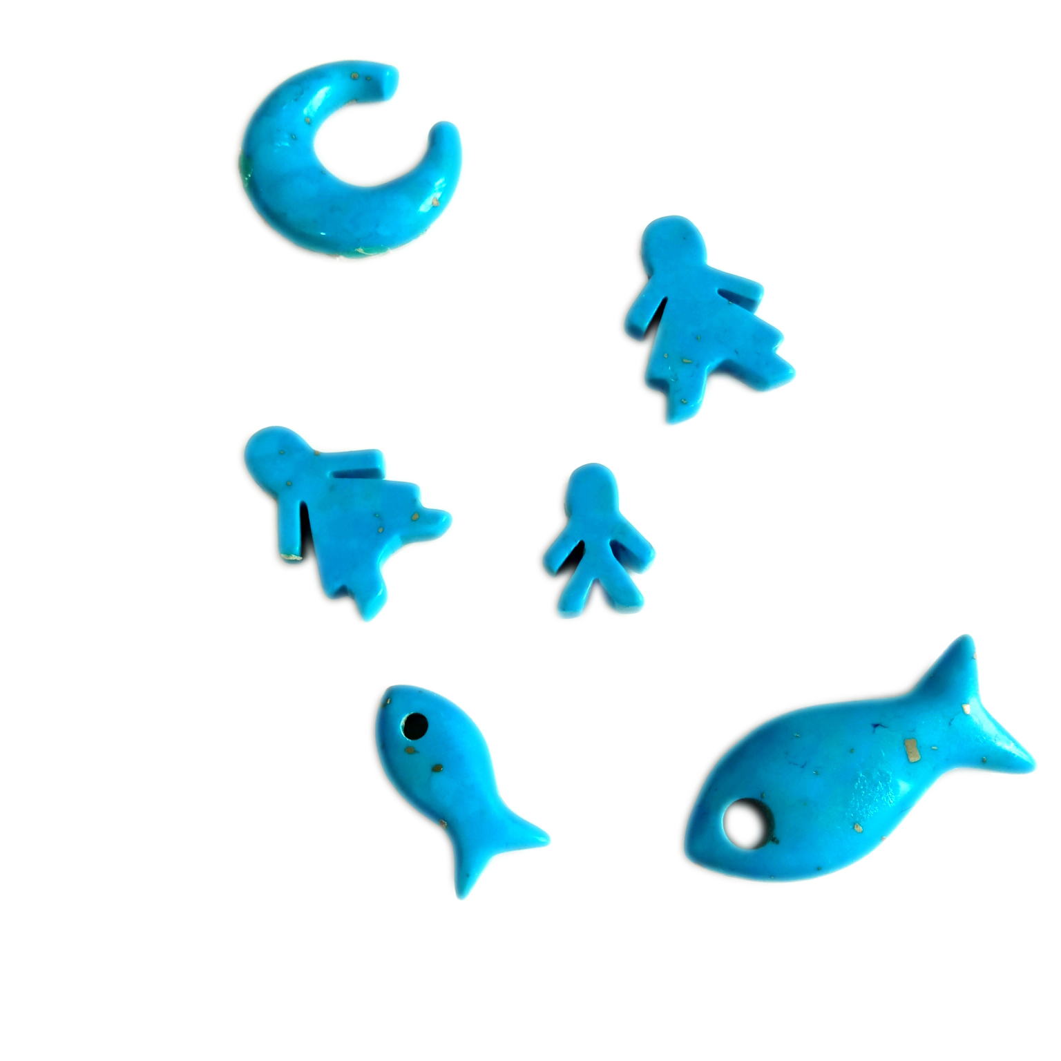 湖北中国压缩绿松石凸圆面中国宝石 Cab 13