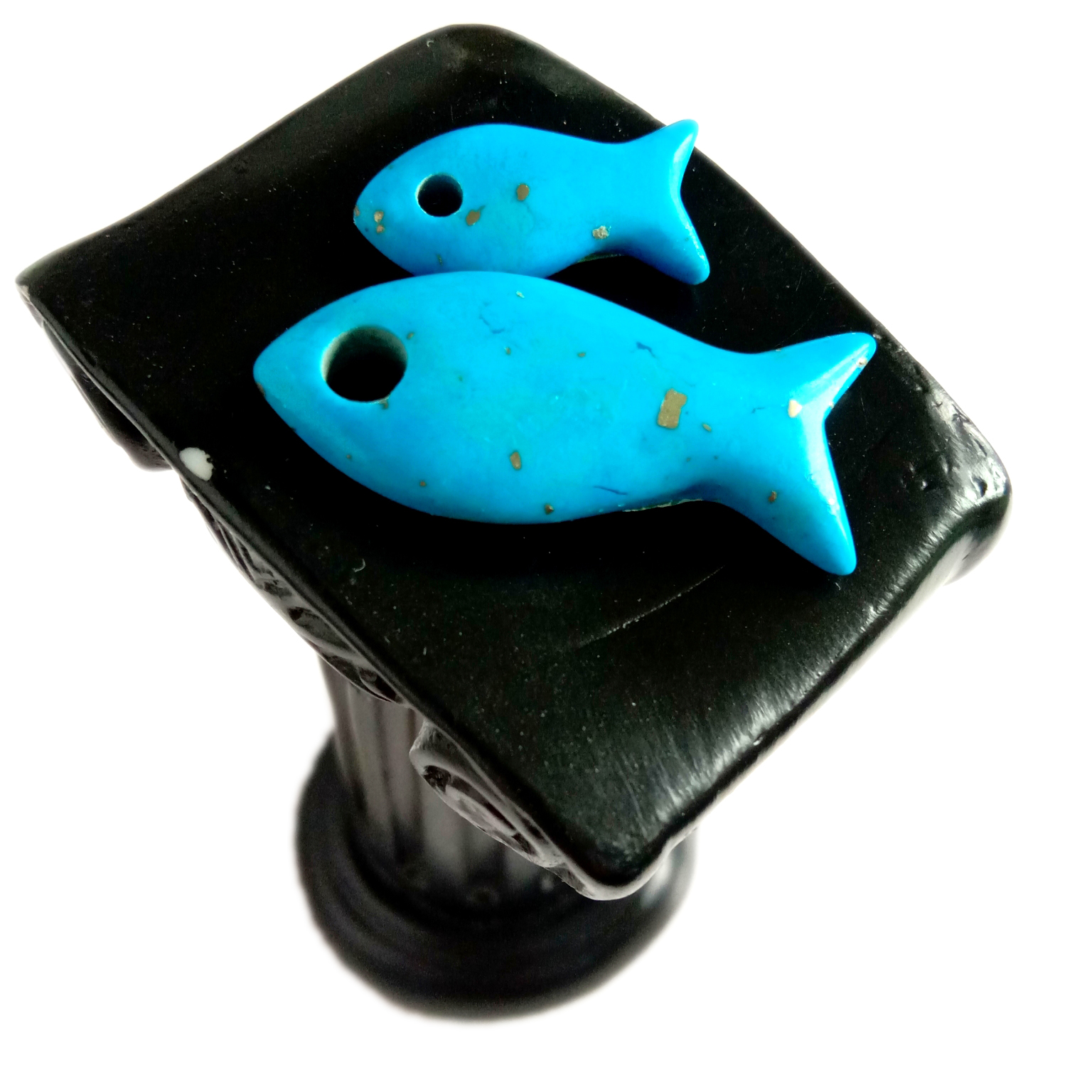 湖北中国压缩绿松石凸圆面中国宝石 Cab 9