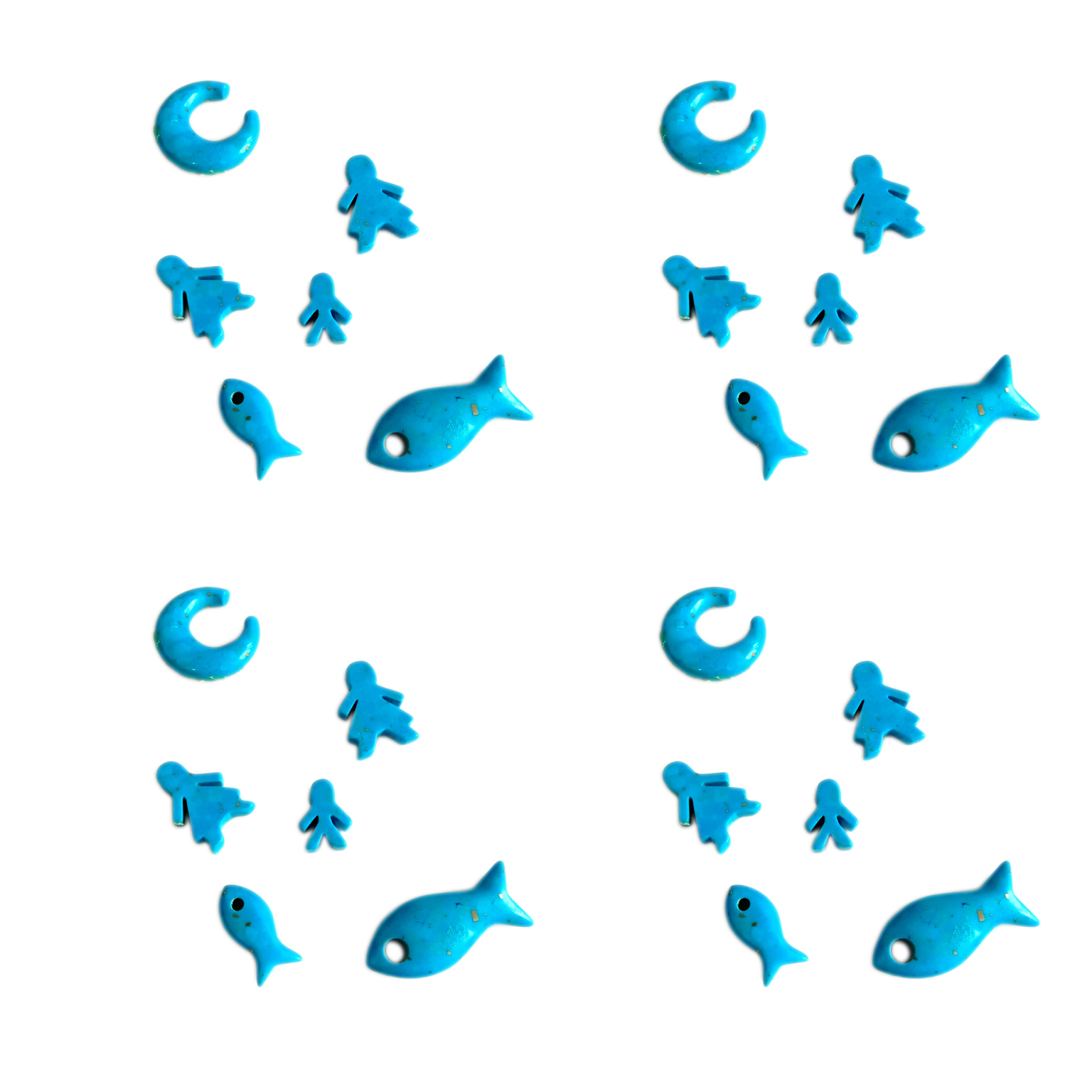 湖北中国压缩绿松石凸圆面中国宝石 Cab 10