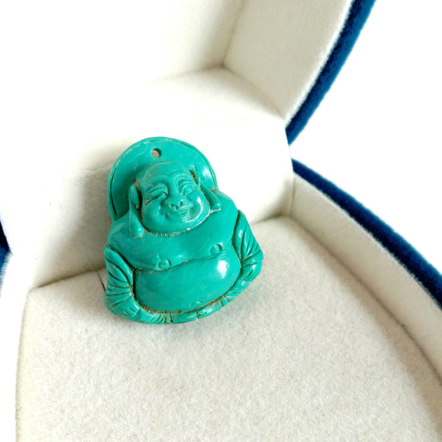 Turquoise Crystal Carving Ultra Rare Hand Carved 8