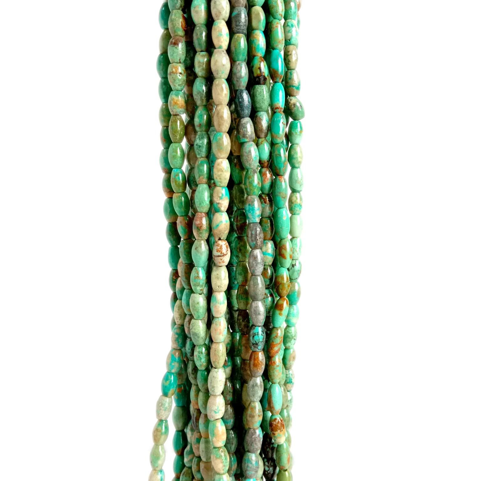 Hạt đá ngọc lam Hồ Bắc chính hãng Hạt ngọc lam tự nhiên trống hạt đá quý 13