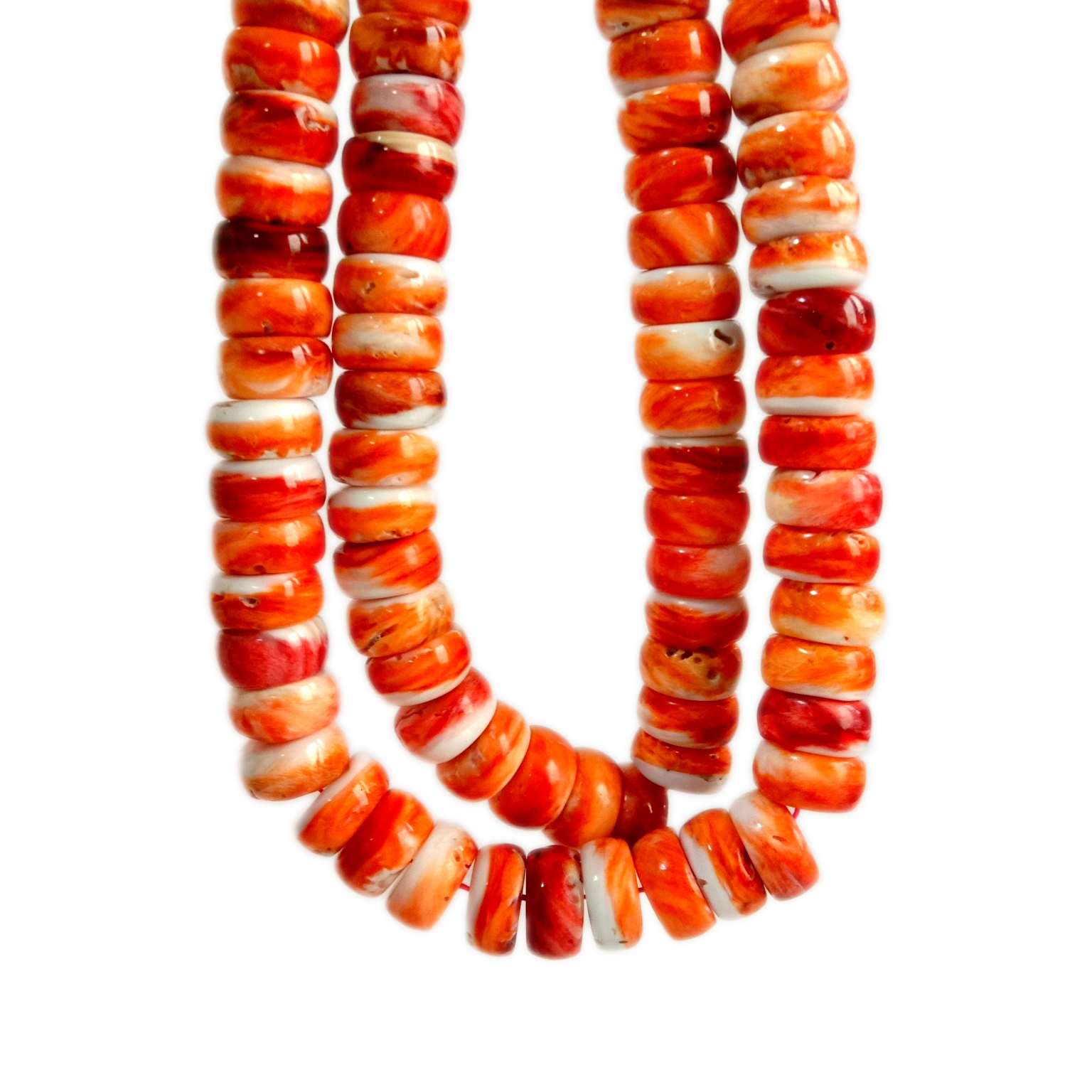 អយស្ទ័រក្រហមស្ពីីនីយក្ស 12mm គ្រាប់អង្កាំសែលការាបៀនសមុទ្រ Rondelle 11