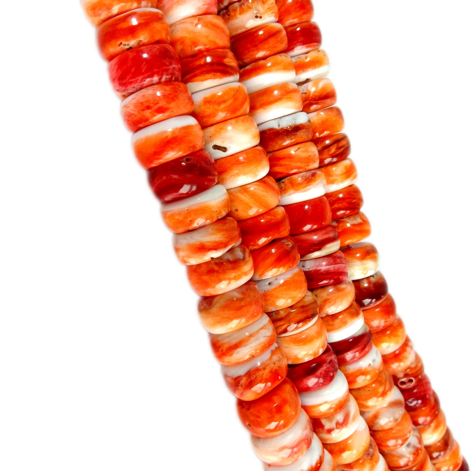 អយស្ទ័រក្រហមស្ពីីនីយក្ស 12mm គ្រាប់អង្កាំសែលការាបៀនសមុទ្រ Rondelle 13