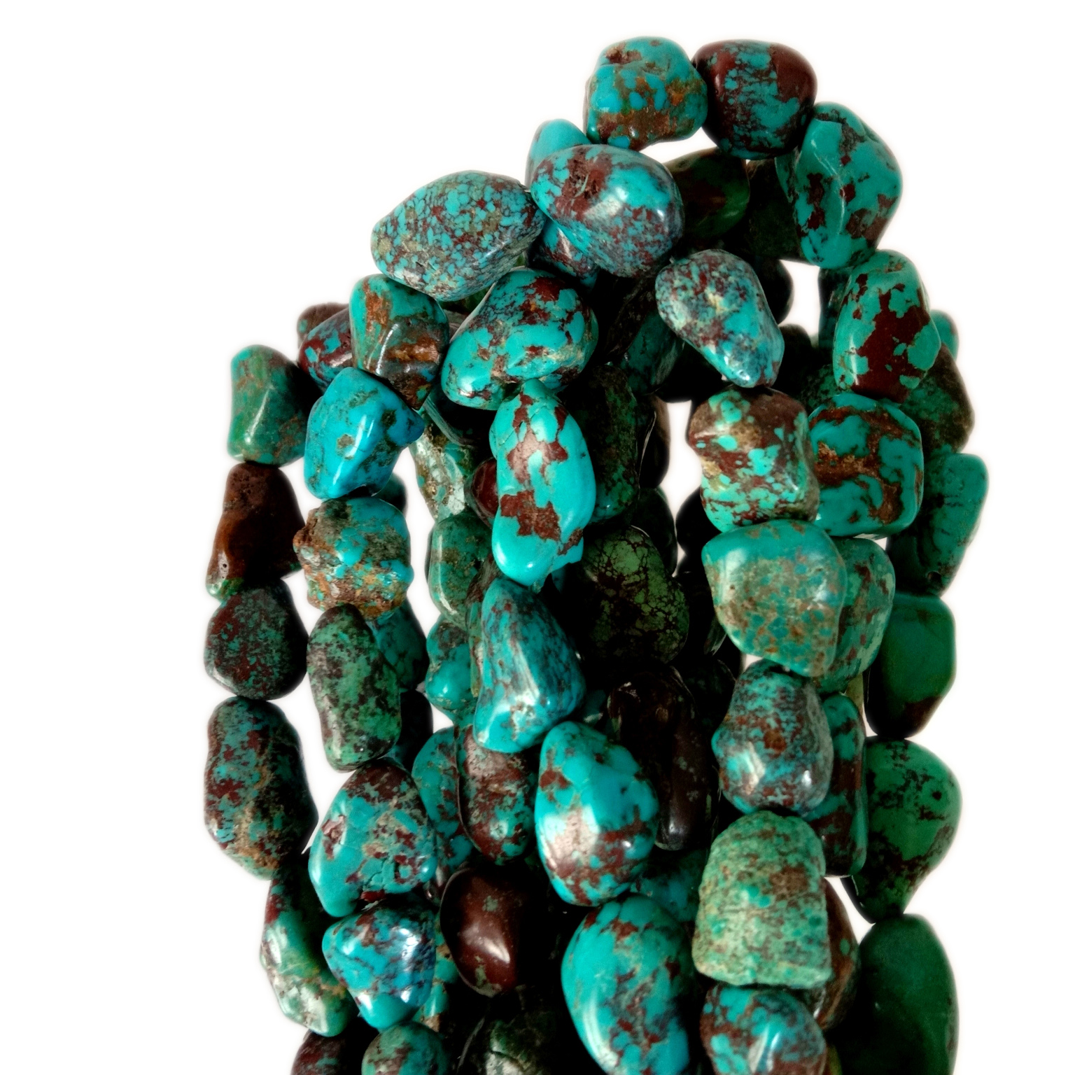 טערקווויז נאַגעט קרעלן בלוי טערקווויז קרעלן געמסטאָנע קרעלן פֿאַר דיי צירונג סופּפּליעס 10