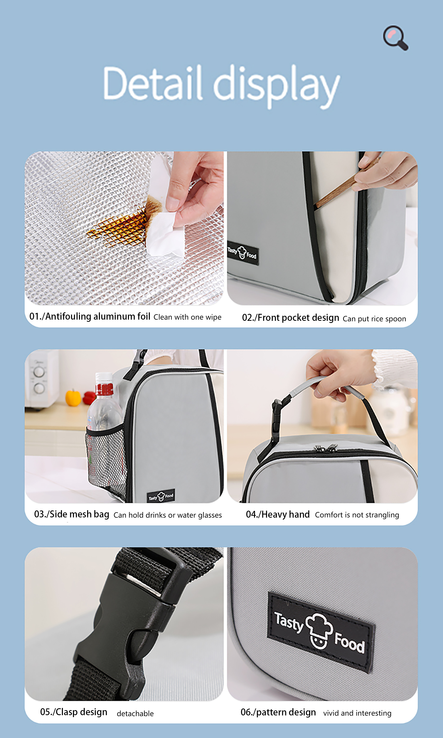 insulated cooler bag na may hawakan 7