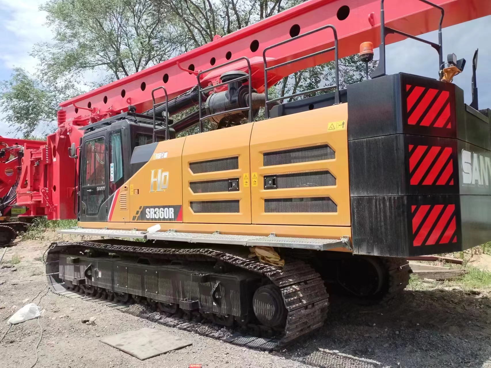 Used SR360r Rotary Drilling rig for construction works 8