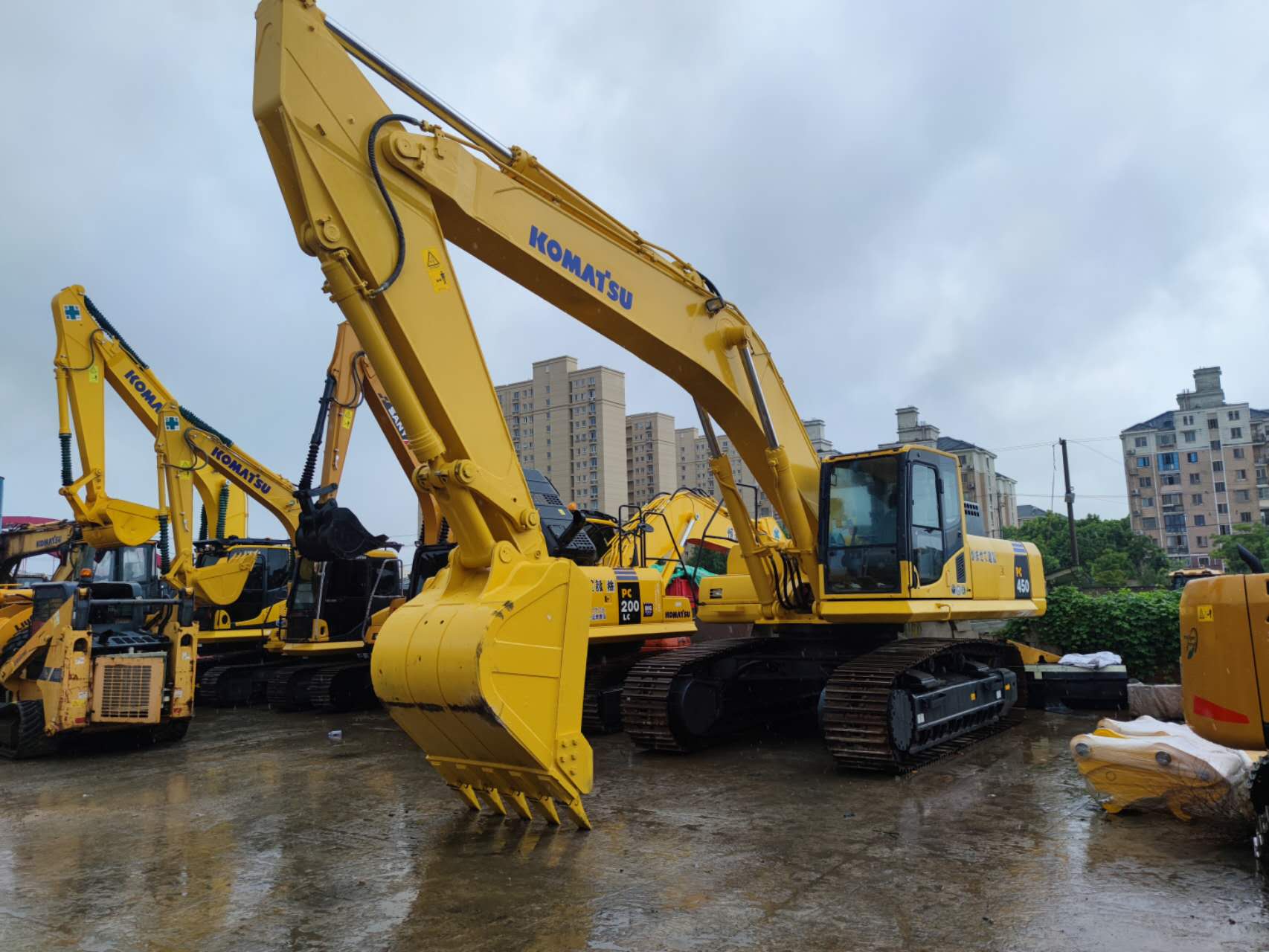 Xuất xứ Nhật Bản Máy xúc Komatsu PC450-8 đã qua sử dụng Máy xây dựng hạng nặng Cần bán máy xúc Komatsu PC450 45 tấn 9