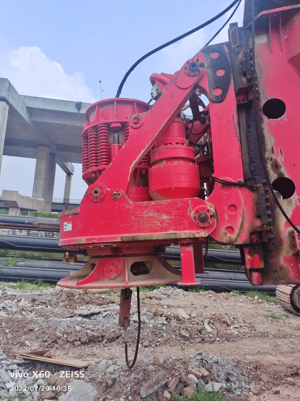 Used  SANY SR280 Piling Machine with  280kn/m Portable Diamond Core Drill Rig for various large-scale projects 10