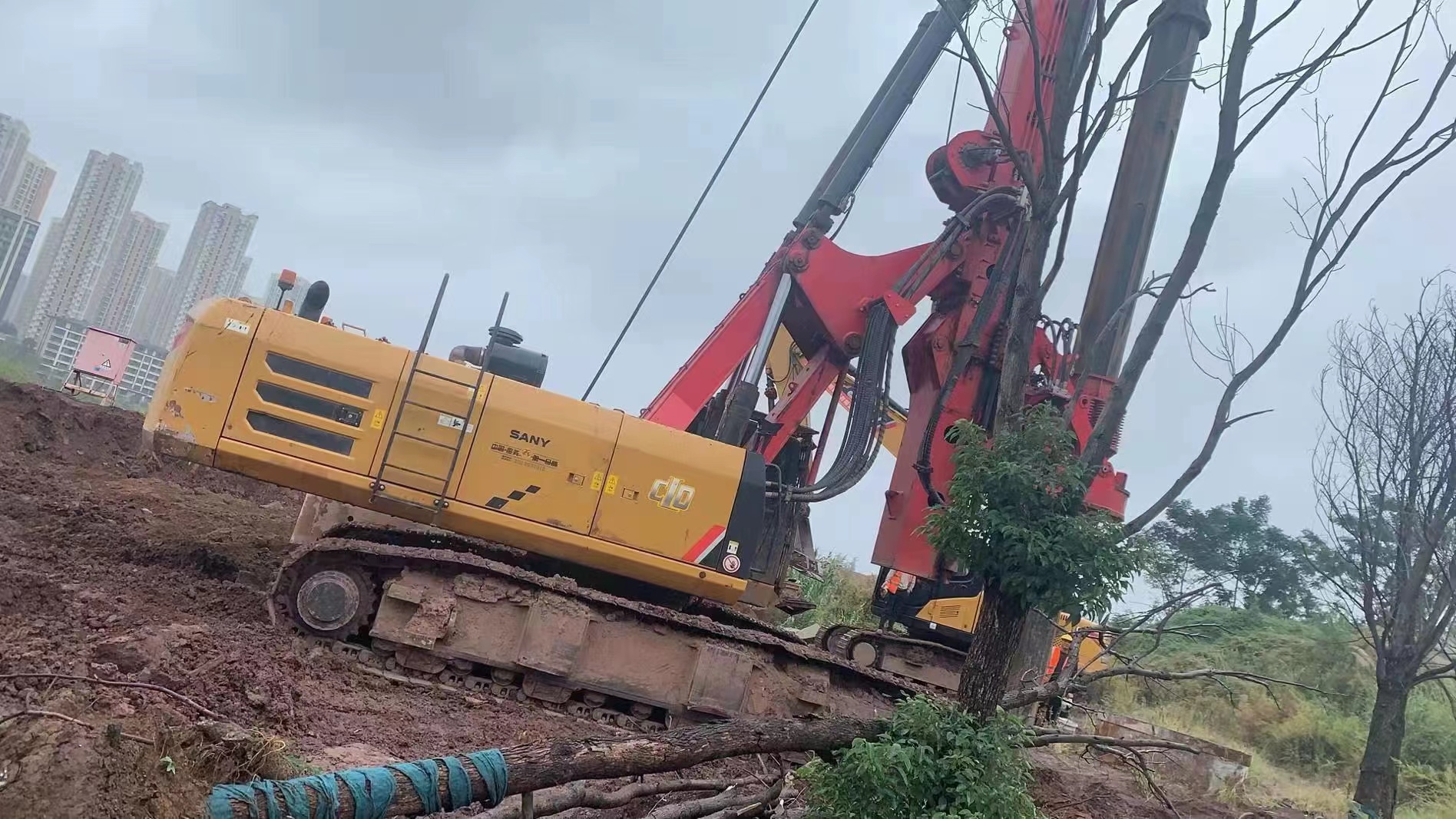 Used hot sale SANY  sr280  Piling Rig for various large-scale projects 6