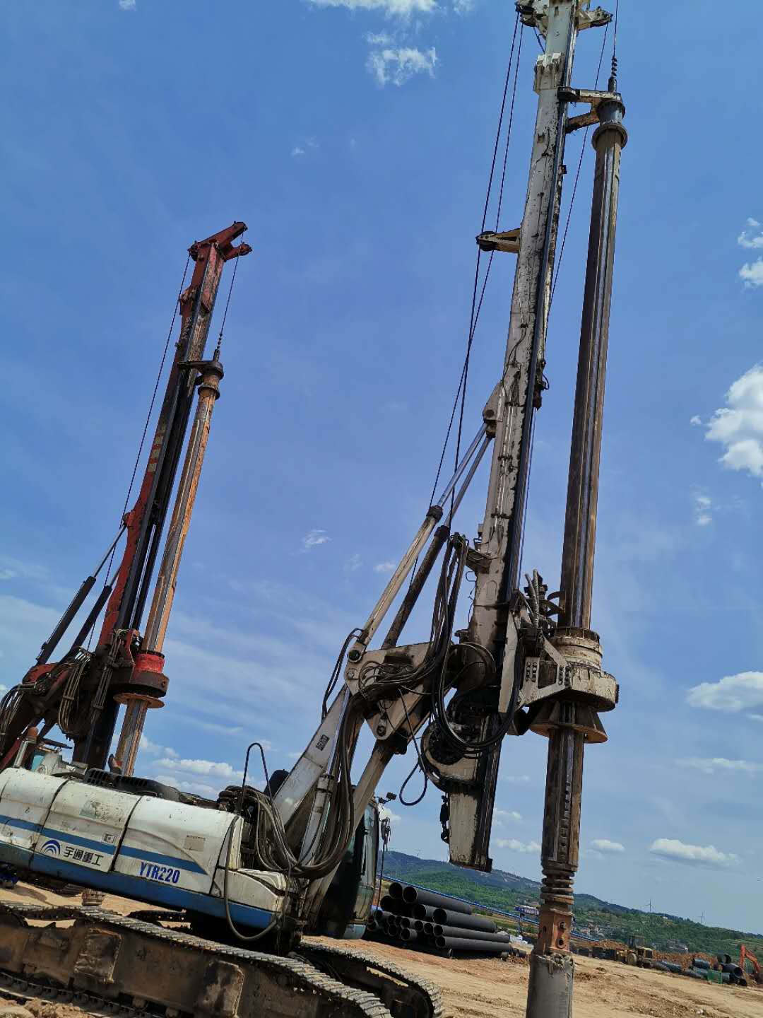 Used in a good condition YTR220 piling machine on hot sale 7