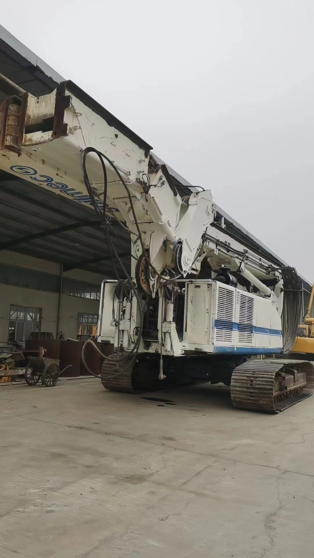 Used SOILMEC rotary drilling rig SR70,SR80 piling pile driving machine for construction work 7