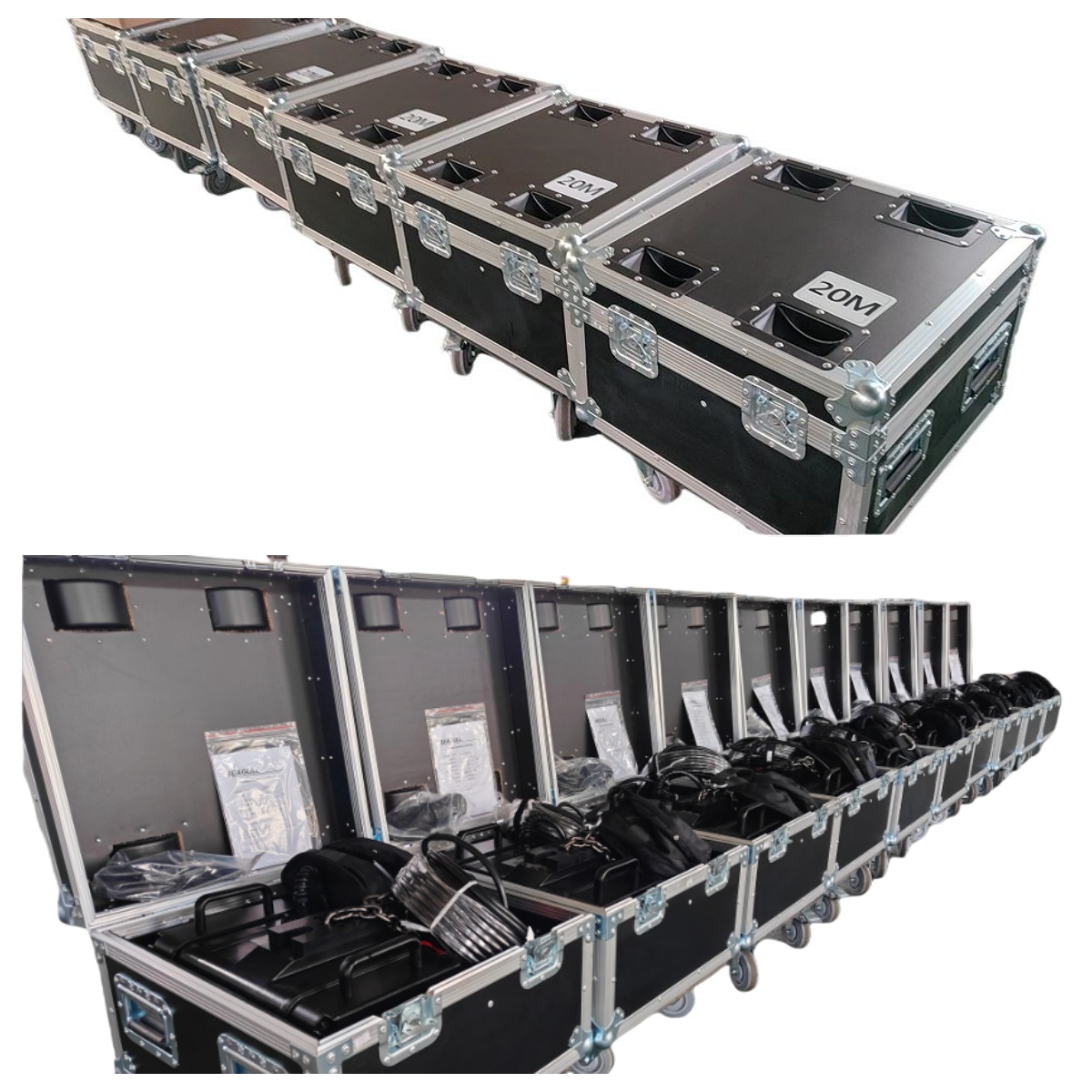 0.5-2.5T Seagull/OEM مزدوج شعاع الرافعة الخشبية سلسلة مسرح السلسلة رافعة المحرك 12