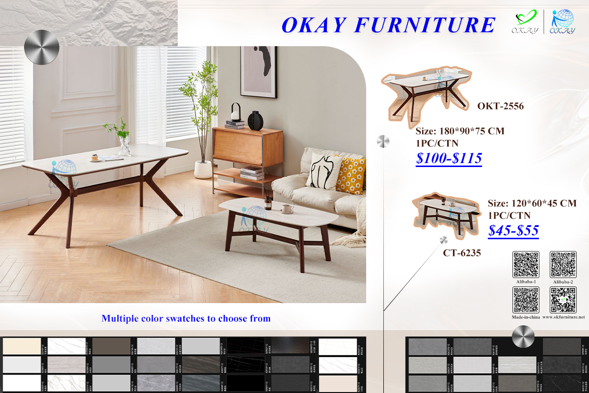 Mármore & madeira: os móveis de encontro atemporal 1