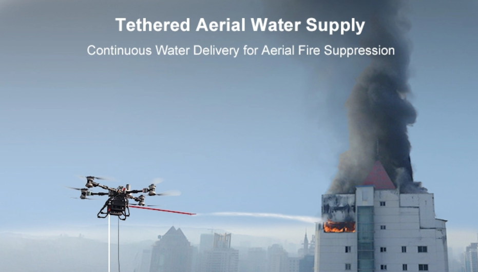 DJI FlyCart 100用T-FC100X有線消防ドローンシステム 1