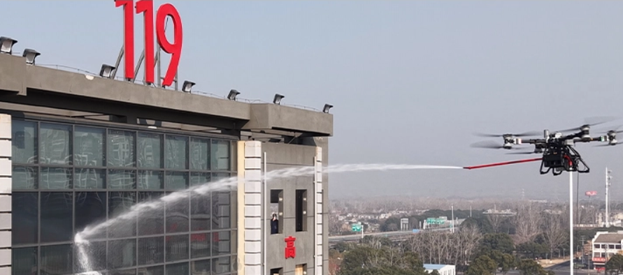 DJI FlyCart 100用T-FC100X有線消防ドローンシステム 2