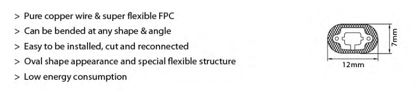 120Leds Double Side Ultra Bright White IP65 Waterproof Outdoor Commercial illumination LED Strip Lights China Factory 8