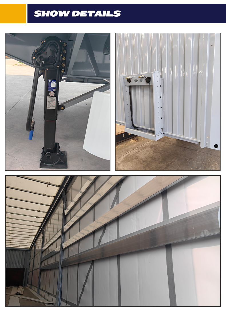 Tarpaulin Sliding Semi-Trailer 40ft 3 Axle 11