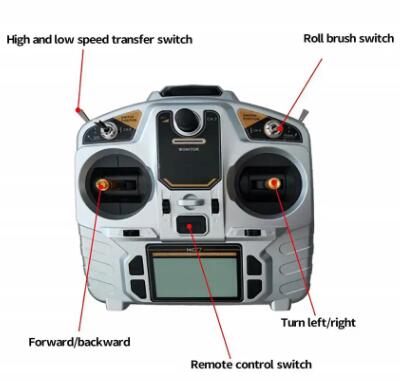 Solar Panel Cleaning Robot Washing Machine With 24V Lithium Battery Power 24