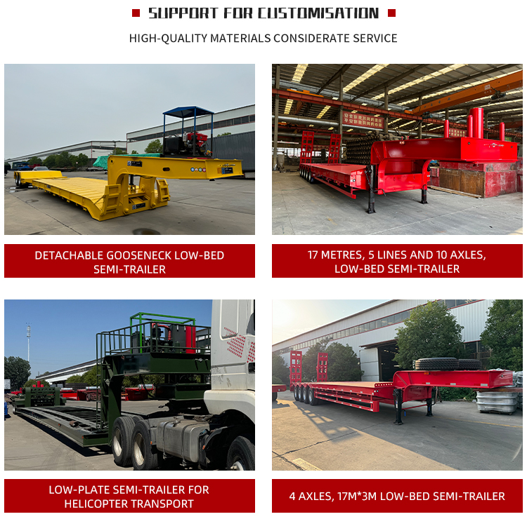 5 Axle 100 Ton Lowbed Semi Trailer | LUYI 10