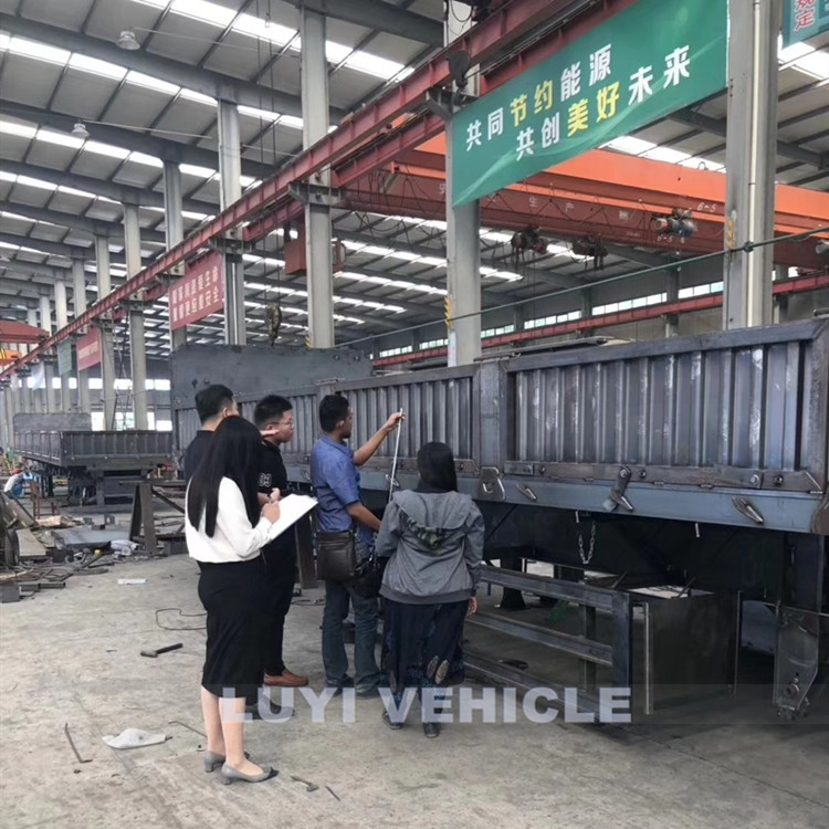 3 Axles Box Structure Curtain Side Semi Trailer/cargo Box Van Semi Trailer 17