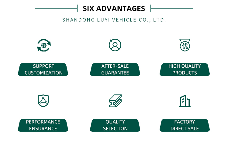 60t/80t 4-оси гидравлический дамп полуприцепа для тяжелых грузов 8