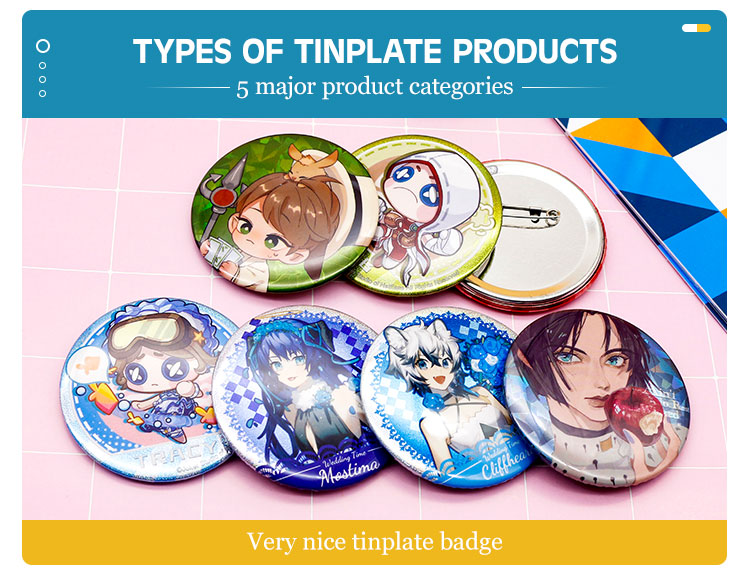 Custom Tin Badges Manufacturer - Low Cost Promotional Pins | EverRichGift 6